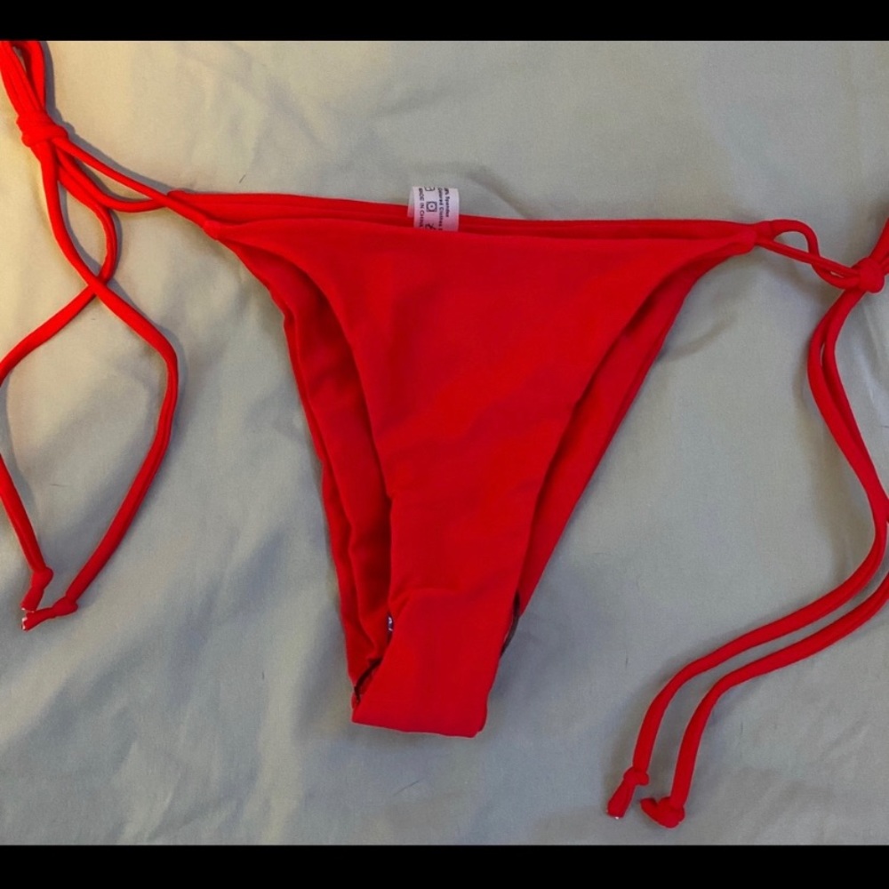 Red bikini bottom from shein